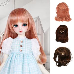 Perruque Pour Poupée Cheveux Courts Véritables - Circonférence 25-27 Cm, Neuve Avec étiquettes