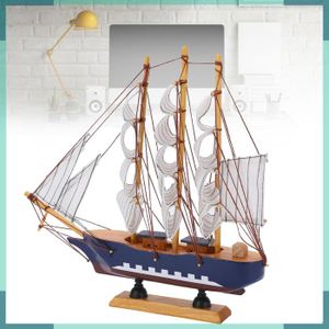MODÈLE DE BATEAU de pêche en bois, jouet artisanal pour chambre à MODÈLE DE BATEAU de pêche en bois, jouet artisanal pour chambre à