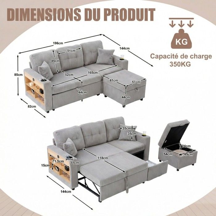 Canap Convertible Coffrenull
