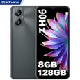 Blackview A52Pro Téléphone Portable Pas Cher(8Go+128Go/TF-1To, 6.52" HD+,13MP+5MP, 5180mAh) Android 13 4G Dual SIM Face ID - Noir-0