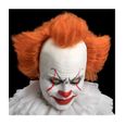 Perruque clown de l'horreur adulte - GENERIQUE - Pennywise - Cheveux orangés - Accessoire déguisement Halloween-0