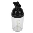 Zerodis bouteille de vinaigrette Shaker à vinaigrette 200 ml sans BPA pour éviter les fuites pot à vinaigrette avec couvercle-0