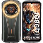 Téléphone Portable Incassable DOOGEE SPUNK PRO 6.6" FHD+ 20Go+512Go,10800mAh-33W Android 14 Smartphone 50MP Dual SIM-4G-NFC -Orange