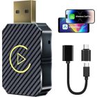 TALZOV Adaptateur Carplay Sans Fil, Android et iPhone Auto Wireless Bluetooth 5.0 5G, Plug Play, Ajustement Universel 98% des Voitures