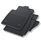 MOSSA Tapis de sol en caoutchouc adapté pour Ford Puma (2020-....) - tapis de voiture - noir