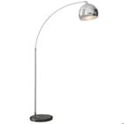 HOMCOM - Lampadaire - Métal - 115x30x180cm - Argent