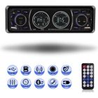 Letouch Autoradio Bluetooth Poste Radio Voiture 4x60W 1Din MP3 Lecteur de Voiture Stéréo Soutient FM/USB/SD/AUX/Bluetooth- noir