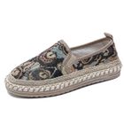 INSFITY Espadrilles Femme Imprimé Ete Respirante en Toile Confort - Bleu - MP195793778