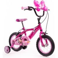 Vélo Filles Huffy Disney Minnie Mouse 12" rose - 3-5ans + roues d'entraînement