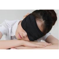 Masque de Yeux Sommeil Nuit Anti Lumière Relaxation Dormir Noir