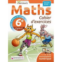 Maths 6e iParcours. Cahier d'exercices, Edition 2021