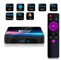 Android TV Box Android 12  TV Box  H616 Quad-Core 4 G + 64G - 2.4G&5G - Netflix Google Store Boite multimedia  box Android-A1