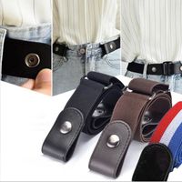 3 ceintures élastiques invisibles sans boucle pour hommes, femmes et personnes ayant des besoins spéciaux