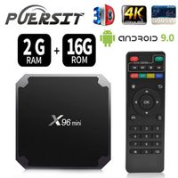 PUERSIT X96 mini TV BOX 2GO + 16GO Android 9.0 Multi-Core 64bit Cortex-A53, GPU Mali-450,4KHD, 2.4GWIFI