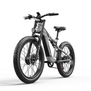 VÉLO ASSISTANCE ÉLEC Shengmilo Ebike gros pneu vélo, vélos électriques adultes 1000 W, 50 KM/H, 90 milles, VTT, 7 vitesses