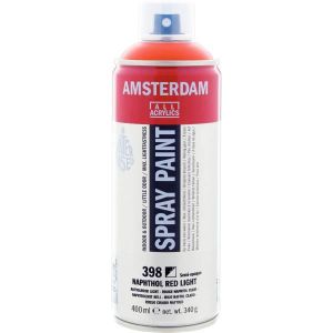 BOMBE DE PEINTURE Bombe de peinture Amsterdam 400 ml rouge naphtol clair