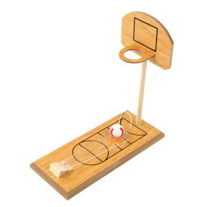 TABLE JOUET D'ACTIVITÉ Jouet de basketball de bureau en bois Mini jeu de 