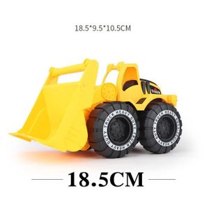 VOITURE - CAMION Jaune b - Jouet de voiture d'ingénierie de simulation classique pour bébé, tracteur modèle EbModel, camion à