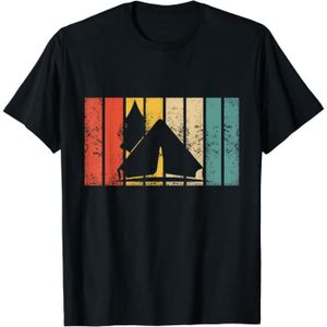 TENTE DE CAMPING Camping Retro Tente - Vintage Outdoor T-Shirt[u1204]