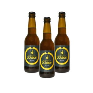 BIERE Bière blonde de l'Odon 6.2% 3x33cl - Made in Calvados