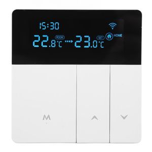 THERMOSTAT D'AMBIANCE Cikonielf Thermostat APP Thermostat numérique intelligent Affichage LCD Contrôle APP NTC Thermostat outillage d'ambiance Sans Wi-Fi
