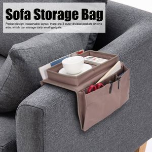 Fauteuil de repos Accoudoir 6 Pack Organisateur fauteuil canapé canapé télécommande poches boissons