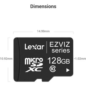 CARTE MÉMOIRE Carte Mémoire microSDHC 128Go - EZVIZ