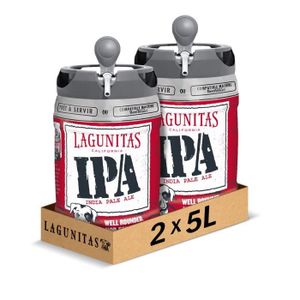 BIERE Lagunitas - Bière blonde IPA 6.2° - 2 fûts de 5L