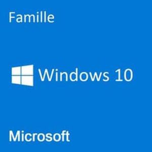 BUREAUTIQUE À TÉLÉCHARGER Windows 10 Famille - Version dématérialisée - envo