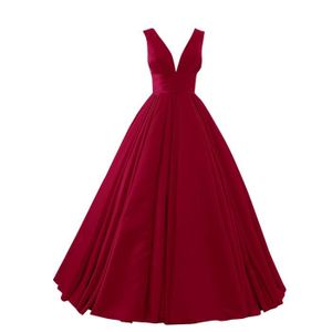 Robe de soiree bordeaux - Achat / Vente pas cher