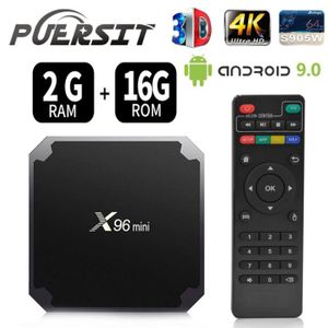 BOX MULTIMEDIA PUERSIT X96 mini TV BOX 2GO + 16GO Android 9.0 Mul