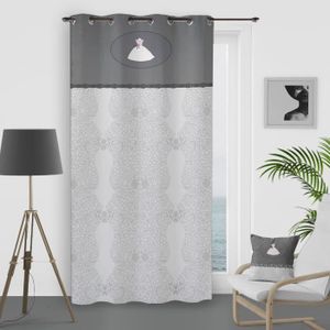 Rideau Gris Et Blanc Achat Vente Rideau Gris Et Blanc