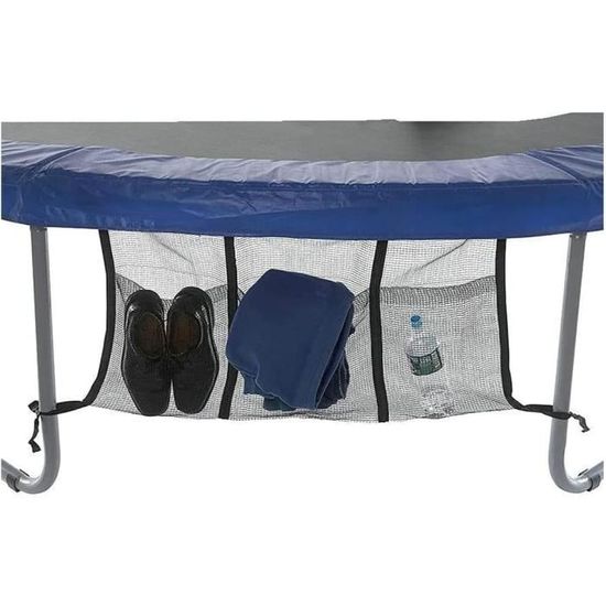 Sac à Chaussures Trampoline En Filet Respirant 3 Poches Avec Sangles