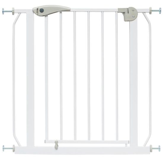 Barrière de sécurité IB STYLE BERRIN - 130-140 cm - Porte ou escalier - Blanc - Sans perçage