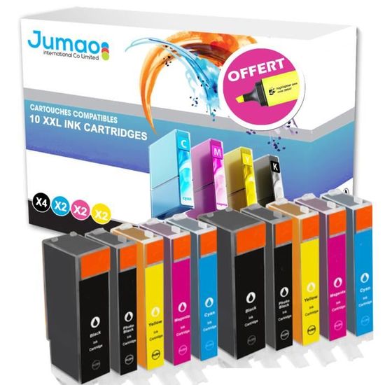4 pack de 5 cartouches d'encre compatible CANON PGI525 / CLI526 / 1P525C - NET ENCRE