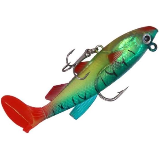 Lot 20 Appâts De Pêche à La Mouche – Hameçons En Acier Haute Teneur, Silicone, Crevette, Eau Douce/Salée