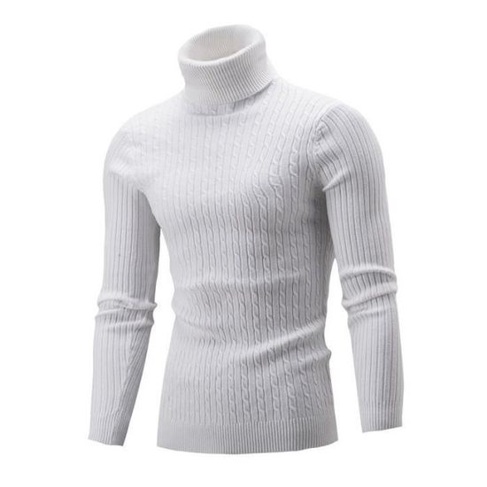 Pull Col Roulé Décontracté Homme ANIMAL GAME - Taille Asiatique S/M/L/XL - Multicolore