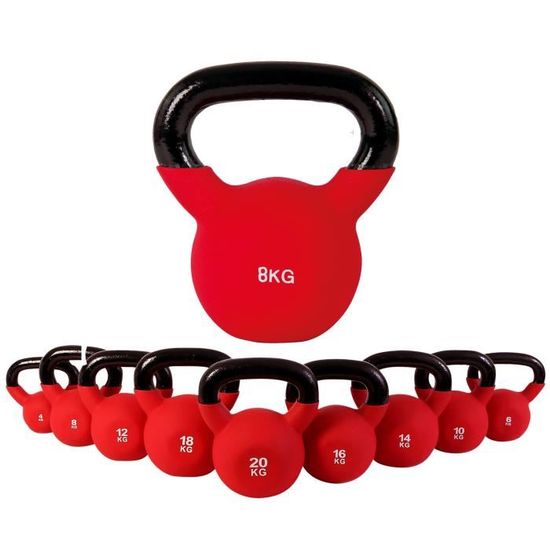 Kettlebell Réglable VEVOR 7 En 1 – 1,5 à 10 Kg – Noir, ABS Et Aluminium