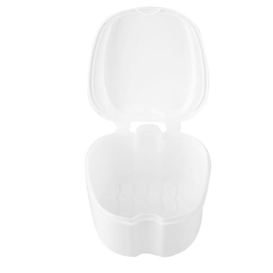 Boîte De Rangement Pour Prothèses Dentaires - Étui Pratique Pour Le Bain Et Le Rinçage - Neuf