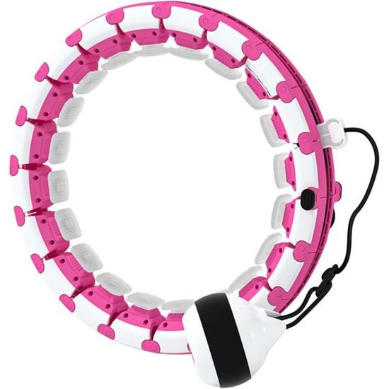 Hula Hoop Intelligent Pour Adulte Avec Balles Intégrées - 24 Niveaux Réglables Pour Une Perte De Poids Efficace