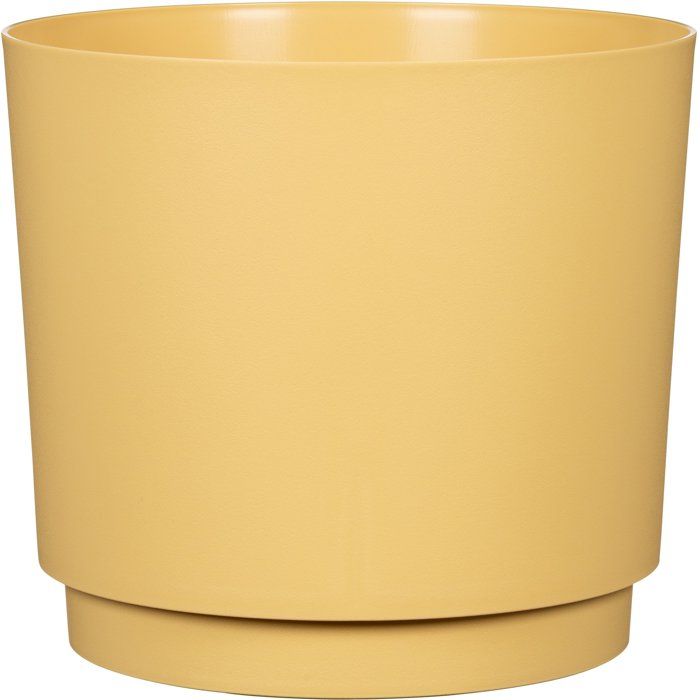 Cache-pot rond - GARDEN ID - Plano - Ø 25 - 7 L - H 22 cm - Jaune