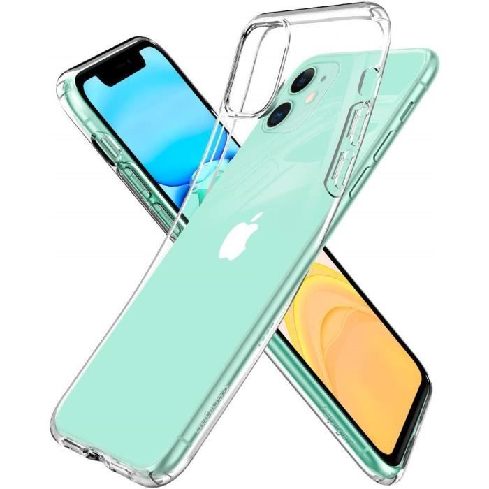 Coque iPhone 11 Transparente Antichoc Silicone Bumper