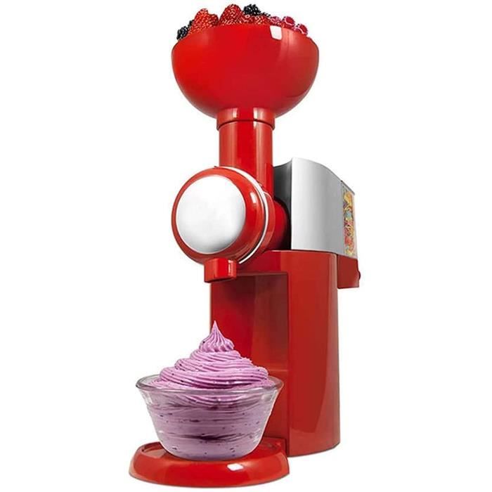 Machine a Glace Professionnelle, Sorbetière Électrique, Machine a Glace Enfant Sorbet a Glace Portable Et Machine a Yogourt Gla A163