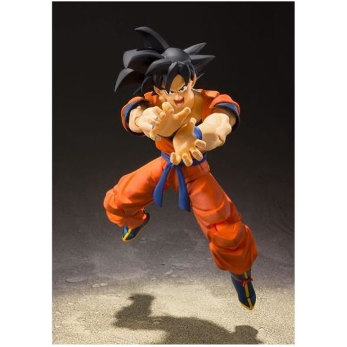 Bandai - Dragon Ball Z - Figurine S.H. Figuarts Son Goku (A Saiyan Raised On Earth) 14 cm