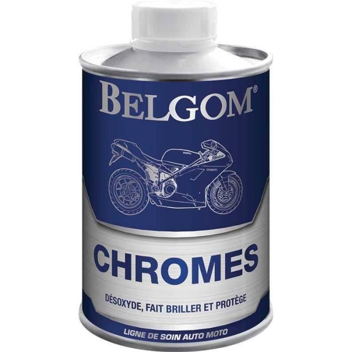 BELGOM CHROME 250 ml - NETTOYANT POLISH POUR LES CHROMES