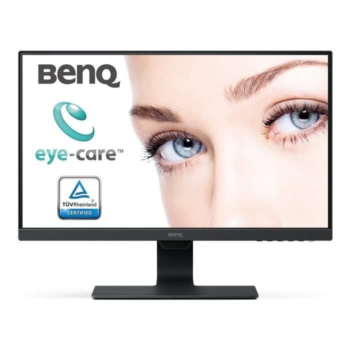 BenQ GW2480, Écran Eye-Care de 23.8 pouces, Affichage FHD 1920 x 1080, IPS, Brightness Intelligence, Low Blue Light, Flicker-Free,