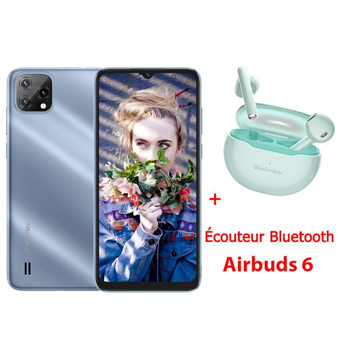 Smartphones Blackview A10 16Go Pas Cher 5.0pouces 2.5D HD Ecran Android 7.0 Empreinte Digitale 5MP Appareil 2800mAh Batterie - Or
