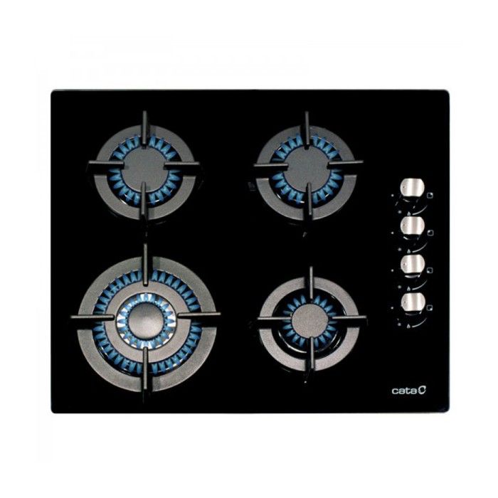 Plaque au gaz Cata CCI6031 (60 cm) Noir (4 Feux à gaz)