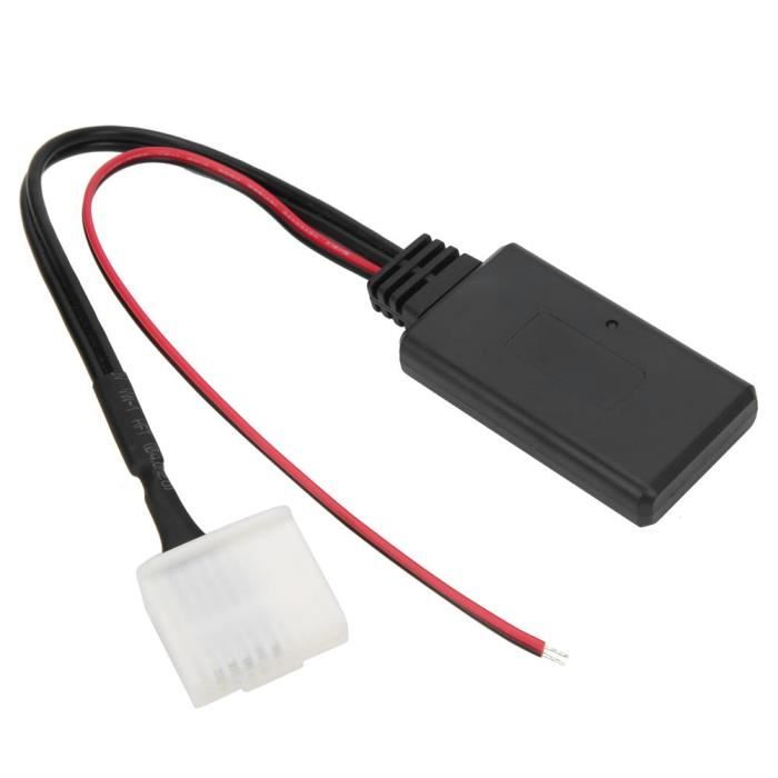 EBTOOLS adaptateur audio 20 broches Câble Audio Bluetooth filaire prise de musique 20Pin adaptée pour Camry / Corolla / Yaris /