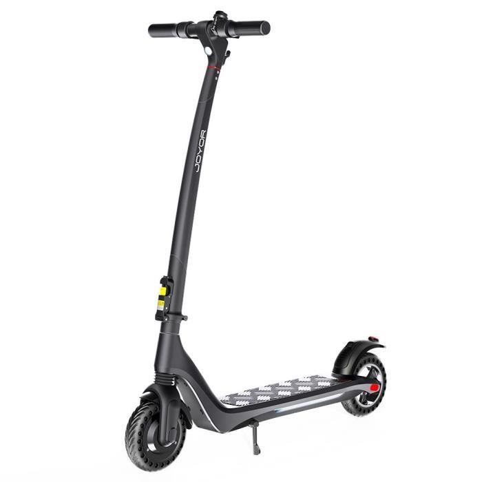 JOYOR A3 Trottinette Électrique Pliante, 350W 36V 7.8Ah, Vitesse Max 25 km/h, Kilométrage Max 25 km - Noir